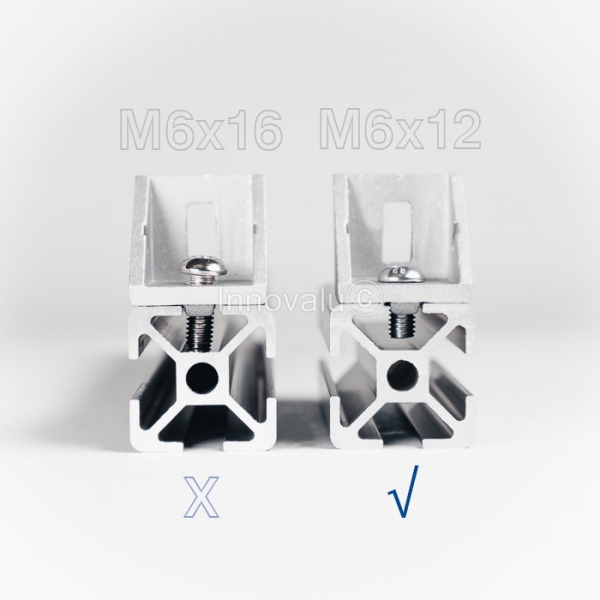 comparrison screws M6